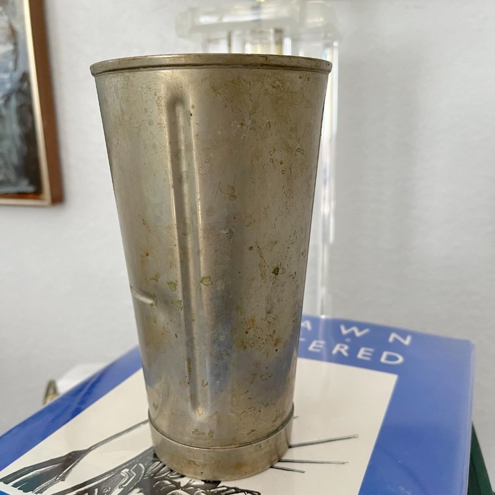 Arnold Milkshake container metal Cup patented 1919 Antique